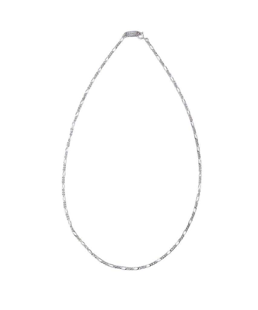 Ag47 M.C-N-04 Figaro Chain Point Necklace