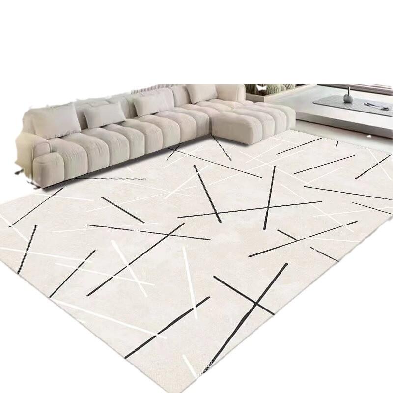 New Carpet Living Room Surprise Quiet Light Luxury Absorbent Anti-fouling Senior Bedroom Sofa Coffee Table Mat
