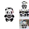 Charmantes Absolventen-Panda-Stofftier Niedliches Kuscheltier Mit Anpassbarem Logo