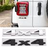 3D Metal Car Trunk Badge Stickers For Jeep 4X4  Letters Emblem Logo Grand Cherokee Overland Compass Wrangler Accessories Xs1
