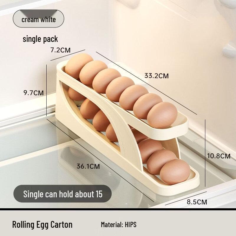 

Automatic Rolling Egg Dispenser Rack