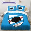 U.C. Sampdoria Bedding Quilt Set Quilt Cover Pillowcase Home Decoration Birthday Gift (1 * Duvet Cover + 2 * Pillowcase, Without Core)