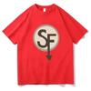 Summer Sally Face Girl Print T-shirt Women Kawaii Tee Shirt Harajuku T Shirt Cotton Tops Goth Graphic T shirts