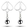 2PCS Metal Adjustable Nipple Clips Labia Clamps Breast Clamps Sexy Toys Boobs Adult Flirt Toys for Couples Valentine's Day Gifts