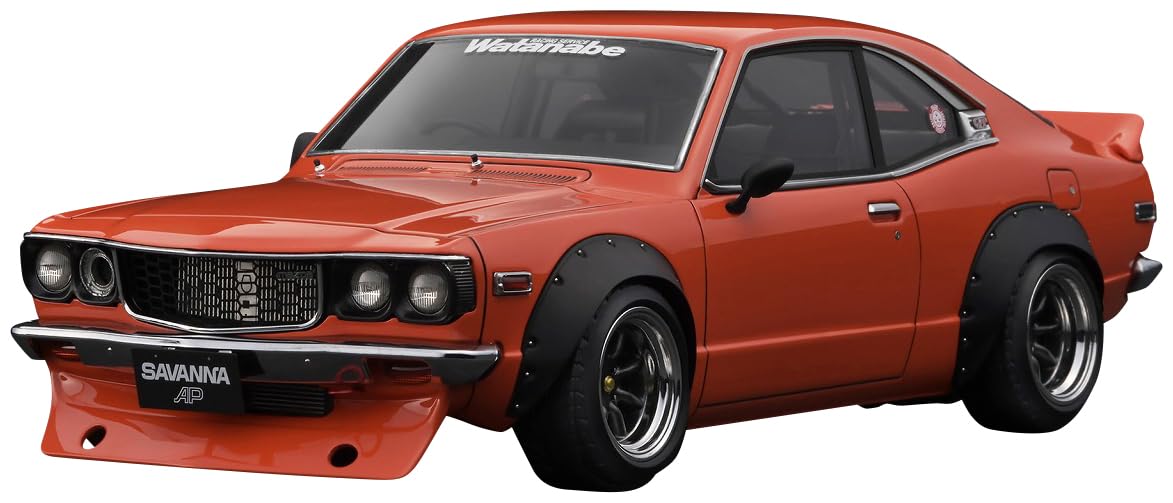 

масштабная модель зажигания Mazda Savanna Semi Works Оранжевый готовое изделие IG3731 TK.Company 1/18 (S124A)