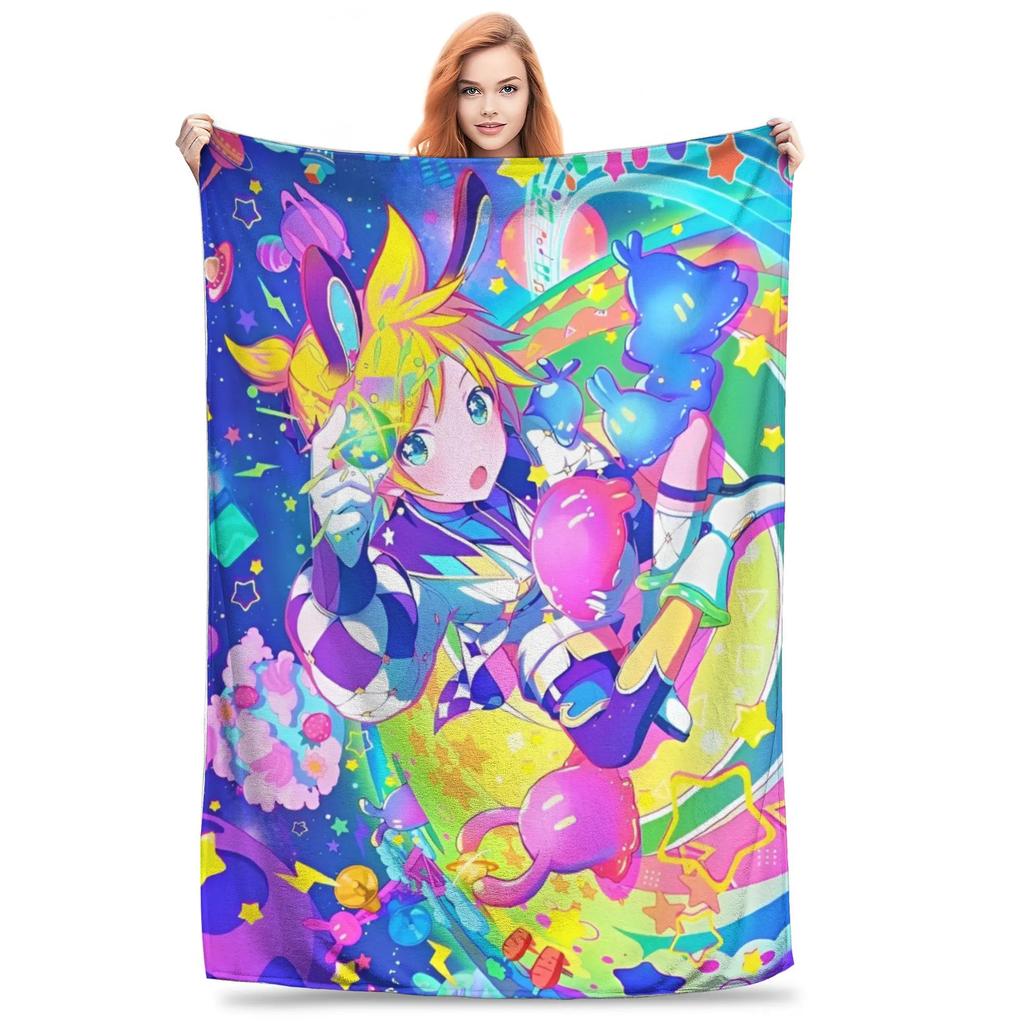 Yoisaki Kanade Flannel Throw Blanket Super Soft for Travel Bed Use Home Textiles