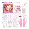 Handcraft Lip Gloss Kits Set with Accessories for Girl and Tweens Moisturizing Glitters Lip Kits for Creative Project