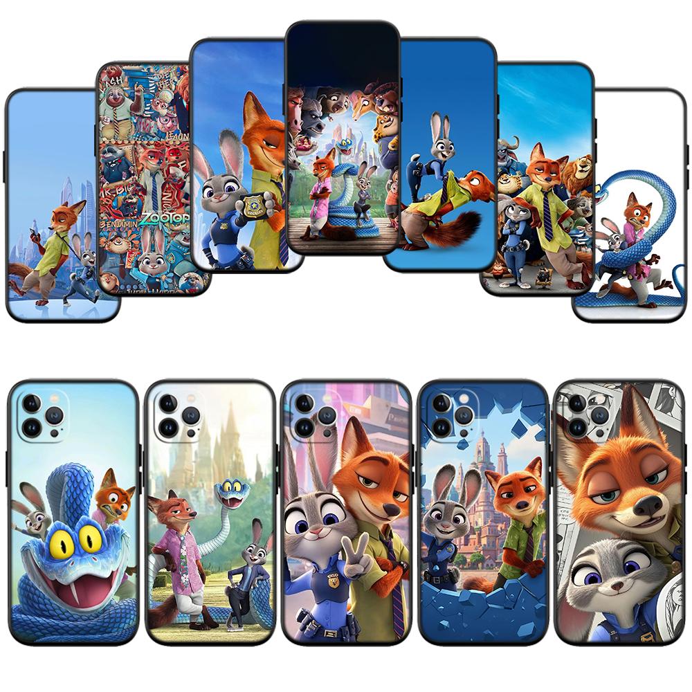 Zootopia Disney Phone Case for Motorola Moto Edge 60 60s 70 G86 G56 G54 E14 G04S G45 G54 G64 Pro Power Neo Fusion
