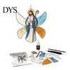 Window Suncatcher DIY Project Christian Kit, Stained Glass Style Religious Sun Catcher, Complete Assembly Set Iridescent Hanging Ornament for