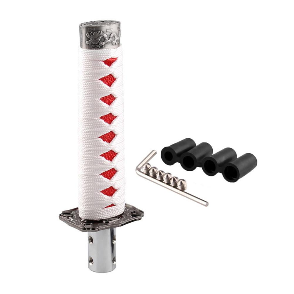 200MM Universal Samurai Sword Shift Knob Shifter With Adapters Gear Shift knob Samurai Shifting Head Samurai Sword Handle