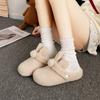 Thick-soled Fluffy Bag Head Cotton Shoes for Women To Wear Outside, and Two New Velvet Warm Cotton Shoes for Autumn and Winter.