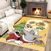 Tom And Jerry Adventure rug for living rooms, bedrooms, home décor, and as gifts.