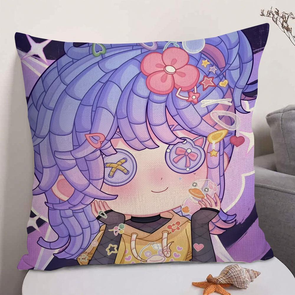 1PC Game IIdentity V Cushion Cover Natural Linen Organic Fabric DoubleSided Printing Sofa Home Decor Gift Pillow Case