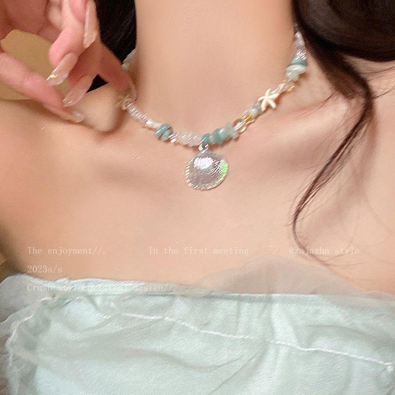 Cute Cute Apple Love Dachshund Dog Woven Color Rope Long Necklace Femininity Versatile Neck Chain Sweater Chain