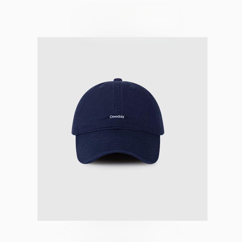 Spring and Summer Retro Face Showing Small Simple Embroidered Soft Top Small Letter Baseball Hat Women's Korean Style Versatile Baseball Cap Men