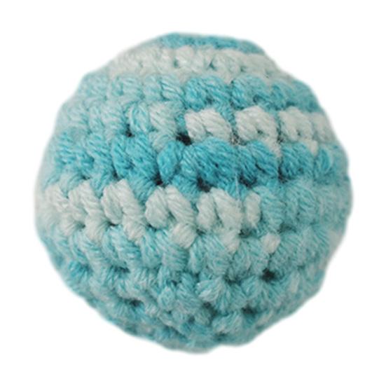 Interactive Cat Toys, Wool Crocheted Ball, Bite-Resistant Teaser Ball for Scratching Chasing, Plush Safe Toy for Cats