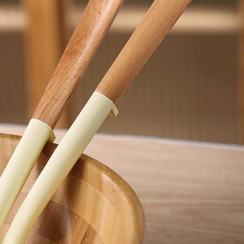 BeiYou Beech Handle Silicone Spatula Set