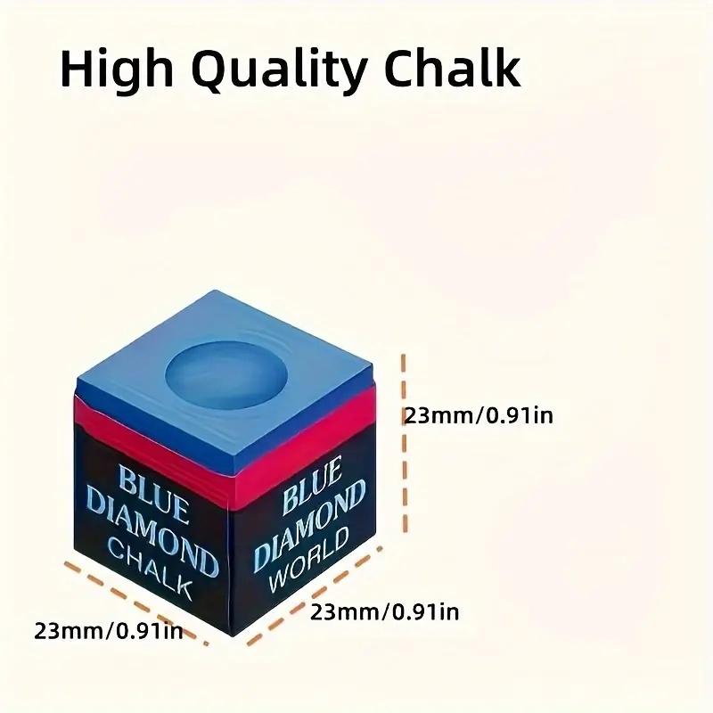 2/4pcs Premium Pool Chalk Set - Enhances Grip & Accuracy for Snooker, Durable Billiard Gift