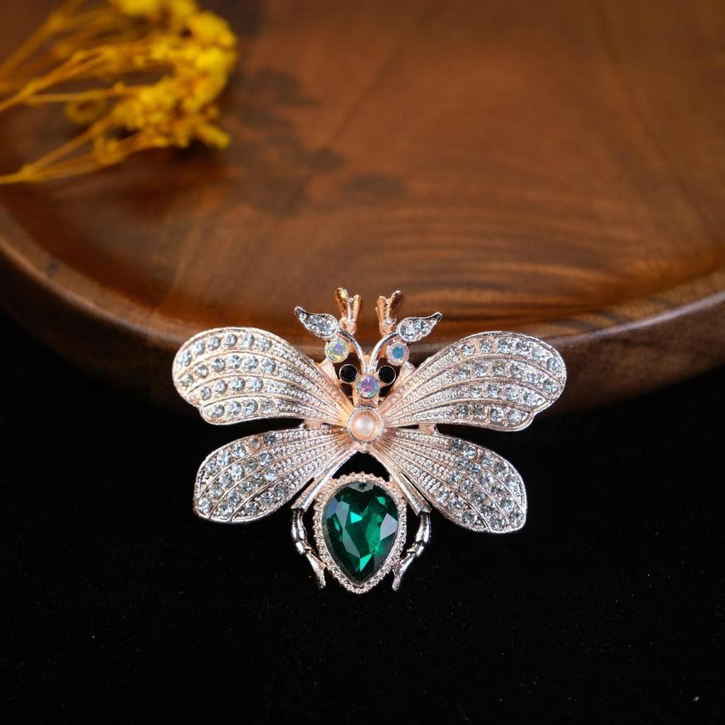 Bunte Retro Damen Korsagenbrosche - Elegante Anstecknadel im europäischen Stil