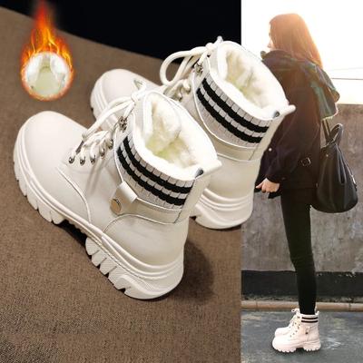 Stivaletti Chunky da Donna Stivaletti alla Caviglia Scarpe da Donna Stivaletti da Neve Caldi e Morbidi Scarpe Invernali in Pelliccia Sneakers da Donna Botas De Mujer