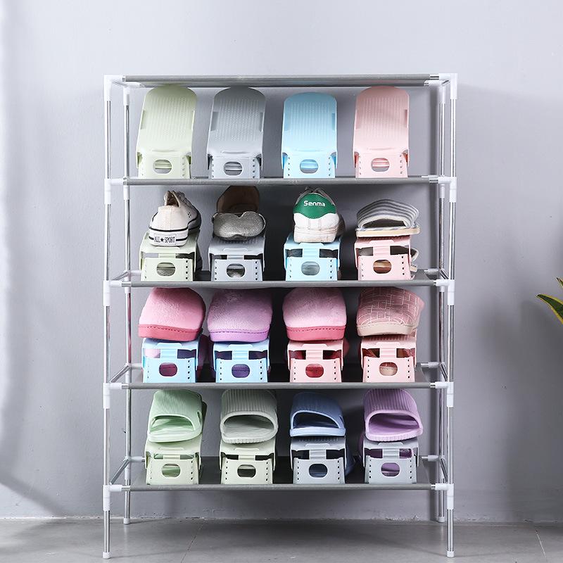 1 Pcs Simple Adjustable Shoe Rack For Home Use ARI