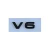 3D ABS Chrome Black V6 V8 Letters Car Rear Trunk Fender Emblem Badge Sticker Decals For VW Polo Golf Passat Touareg AccessoriesKD0