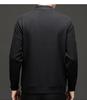 YINGAO Men's Stand Collar Zipper Cardigan Jacket - Autumn Solid Color Style