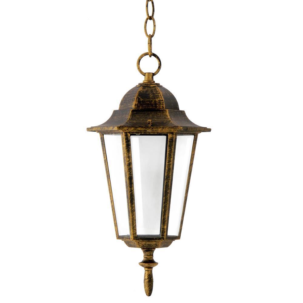 Lampa Ogrodowa Wisząca Retro Liguria E27 Ip43 Patyna Goldlux 202178