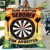 Sports dart target printing blanket warming Warm Pretty Flannel Soft Comfortable Home Travel Blanket