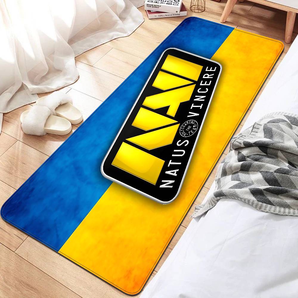 Navi Natus Vincere Floor Mat Anti-slip Absorb Water Long Strip Cushion Bedroon Mat Alfombra