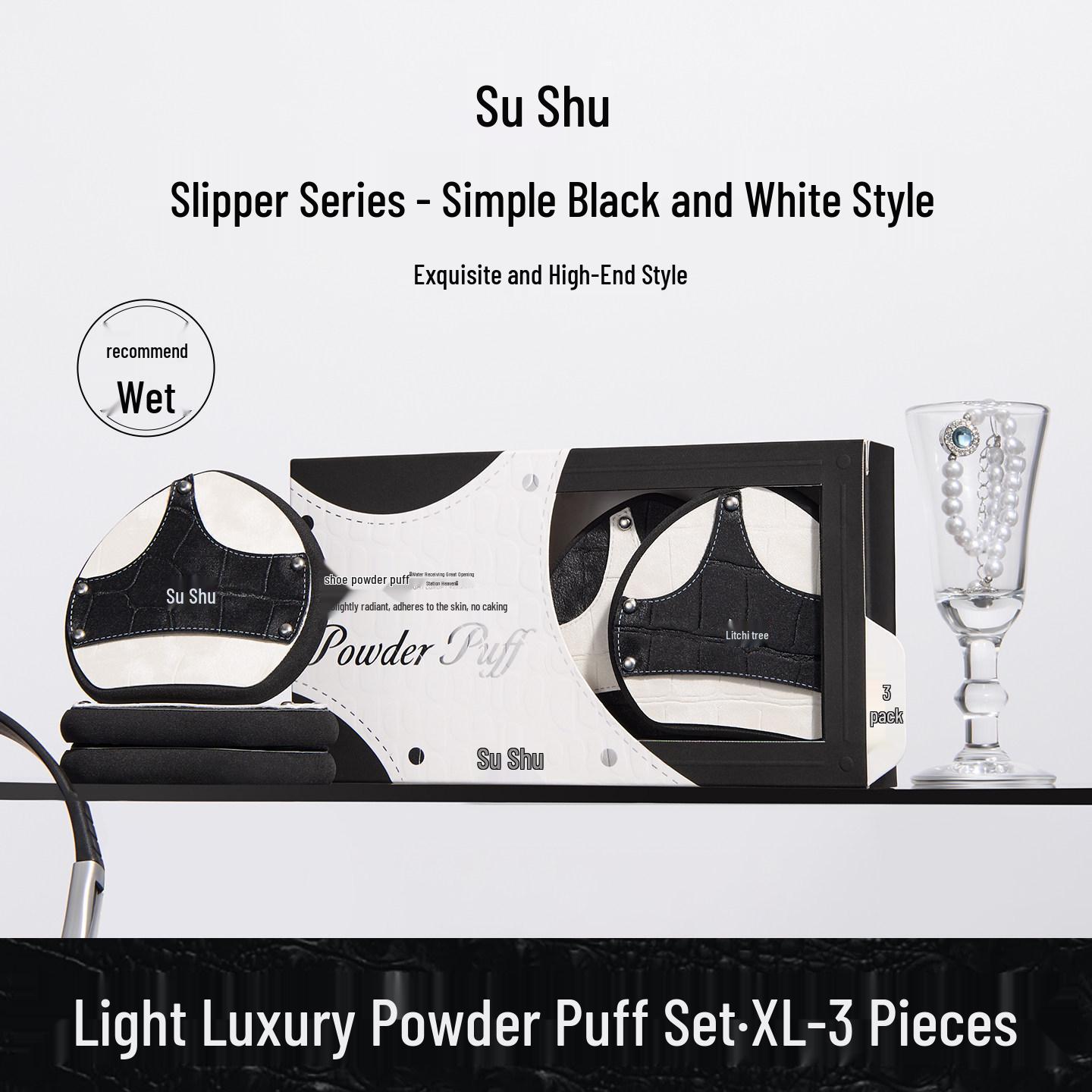 

Lychee Tree Triangle Powder Puff Set: Non-Absorbing, Professional Cushion & Liquid Foundation Applicators, 3-Piece.