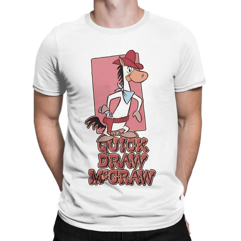 Quick Draw Mcgraw Novelty 100 Cotton Tshirt Quick Draw Mcgraw Svg Tops Tees For Unisex