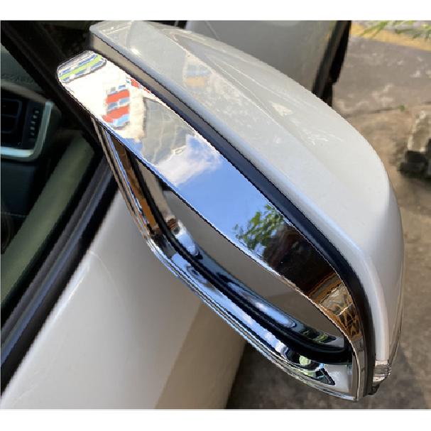 For Toyota Corolla Cross   Chrome Rearview Mirror Rain Eyebrow Cover