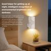 2pcs Plug-in Night Light with 1-150lm LED Night Lights Dimmable Nightlights for Hallway Bedroom Stairway Bathroom Elderly