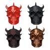 Trailer Dust Cover Horned Demon Skull Tow Cover Heavy-Duty 3D Printed One-Piece Molded Tow Bar Cap Matte Texture Trailer Accessory