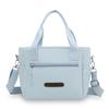 Nylon Shoulder Bag Women's Tote Bag Solid Color Portable Crossbody Bag