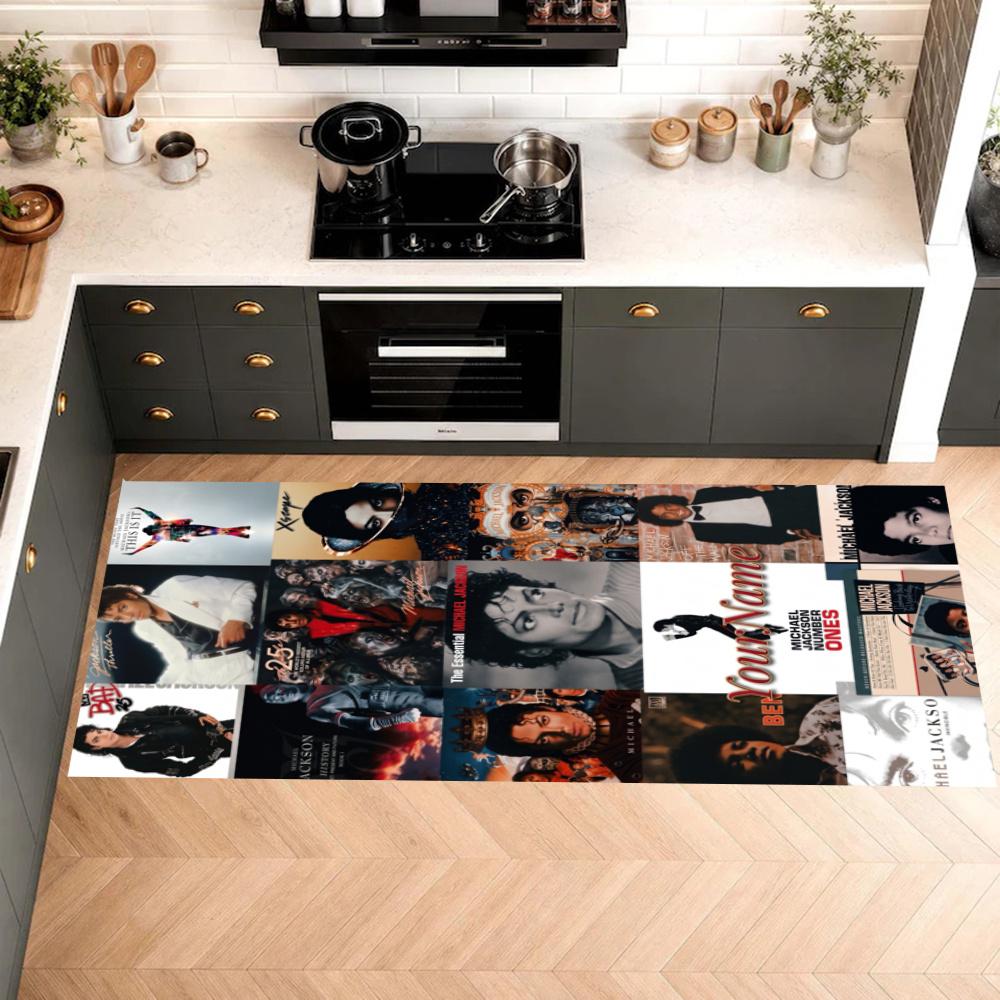 Michael Jackson Customize Your Name Kitchen Rug Runner Rug Laundry Mat Hallway Entryway The Best Gift Choice