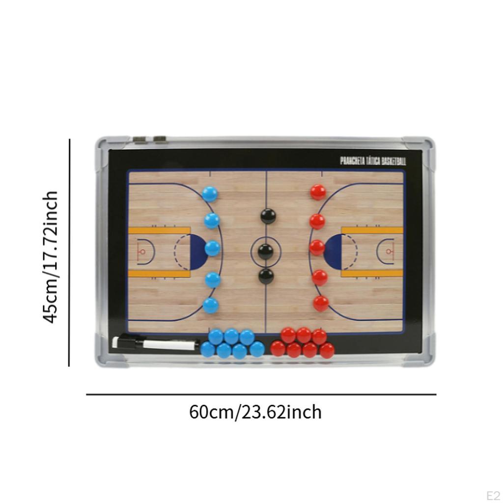 Basketball Coaching Board Training Tool Portable Field Whiteboard