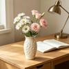 Embossed Flower Vase Silicone Mold for DIY Resin, Plaster, Cement