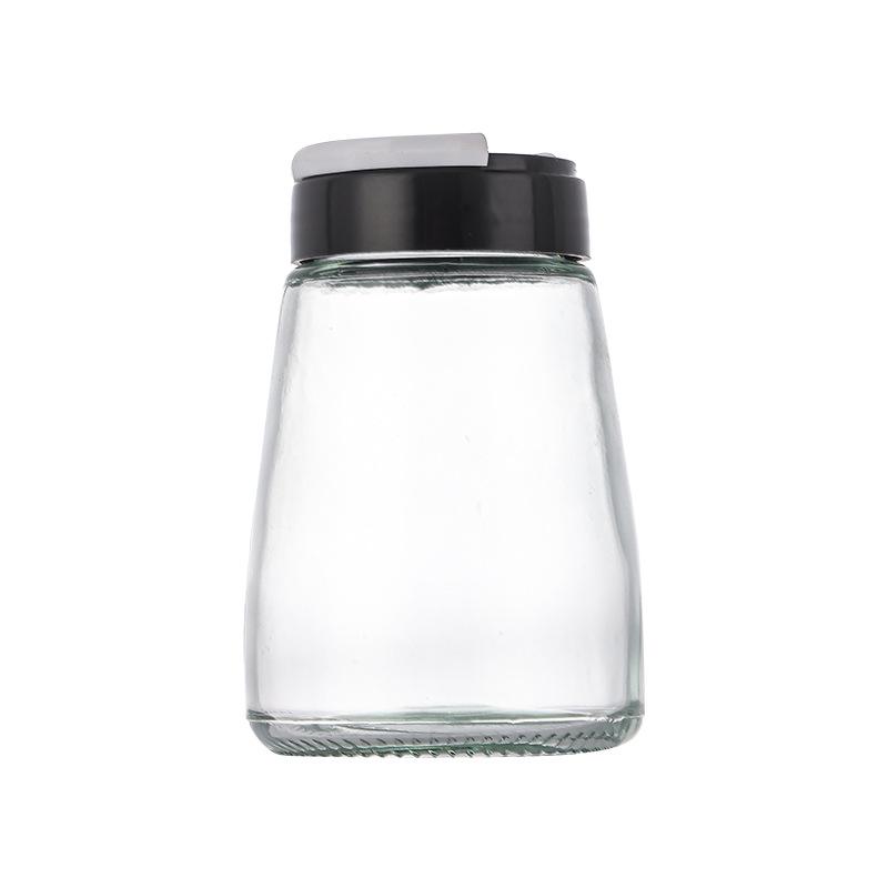Transparent Rotating Seasoning Bottle, 120ml/170ml - Three-Hole Design for Barbecue and Pepper Powder.