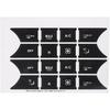 BYOBYO 6Sheets Dash Button Repair Kit A/C Central Control Button Stickers Window Button Repair Decals Stickers for Mercedes Benz 2007-2014 Car