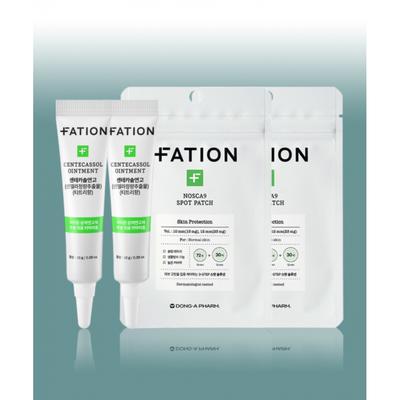 Fation Norscanine Spot Care 2 Set  Centecasol Ointment 10g+102 Spot Patches  X 2