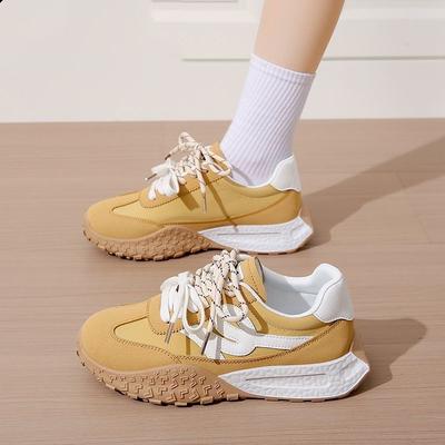 Buty Forrest Gump damskie wiosenno-letnie lekkie i wszechstronne retro sportowe wszechstronne super ogień podwyższające buty casual damskie