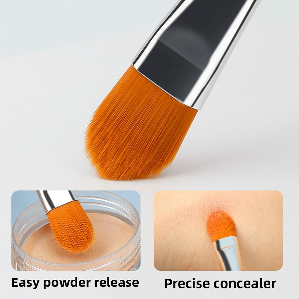 Nail art new single tongue concealer brush, lipstick brush, lip brush, dust nail brush, makeup tools