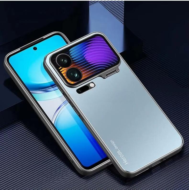 Advanced Matte Camera Lens Invisible Stand Phone Case For Xiaomi 17 Pro Max 17 Pro Dustproof Car Magnetic Hard Back Protect Case
