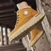men's boots four season casual fashion comfortable high top casual boots outdoor thick soled anti slip commuting workwear boots