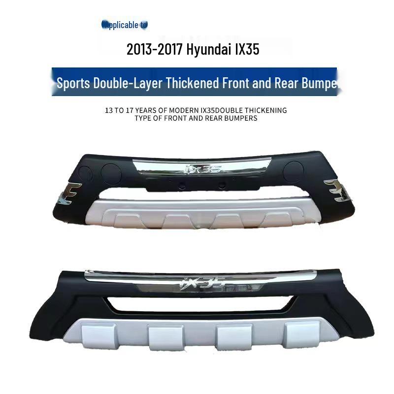 Защита переднего и заднего бампера для Beijing Hyundai IX35 2009-2021 - Противоударная защитная планка Front Guard - No - Hyundai IX35