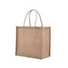 Muji Jute-Style Customizable Tote Bag - Film-Coated, Blank Linen for DIY Hand-Painting