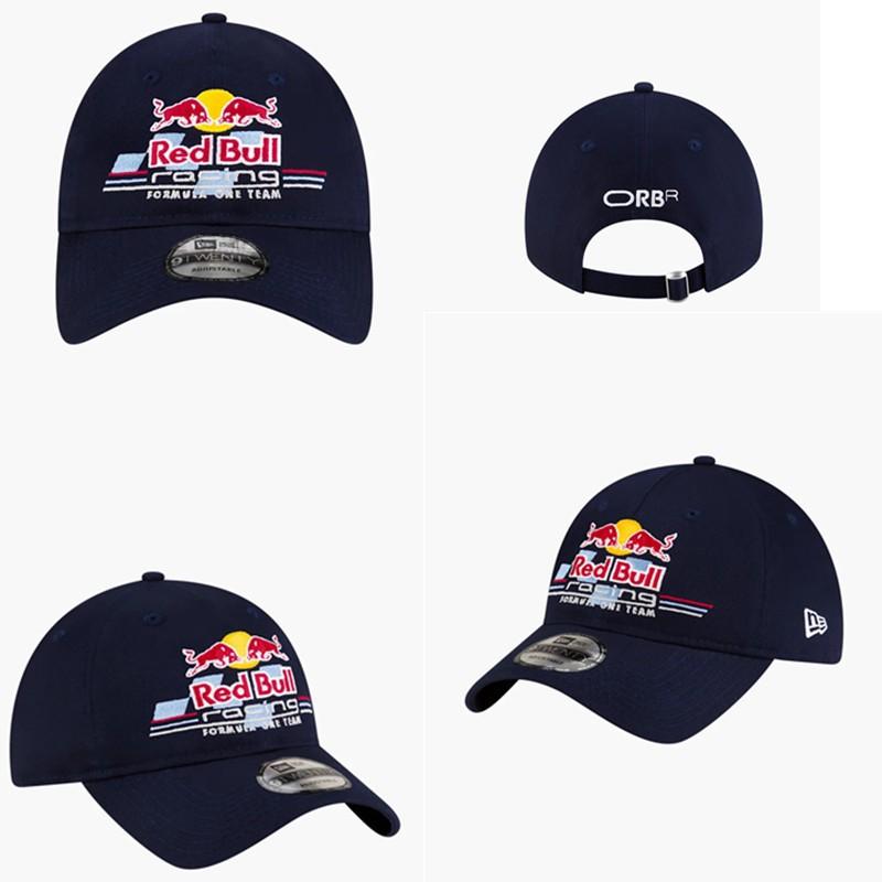 Boné da Equipe Red Bull Racing Verstappen Perez Mesmo Estilo Mistura de Algodão e Linho Chapéu de Basebol Masculino Feminino Todas as Estações Chapéu de Moda