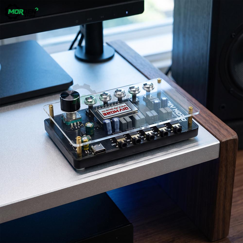 DC 1V AUX 1.1mm Audio Switcher Amplifier with Tone Controller Type-c Interface Electronic Kit